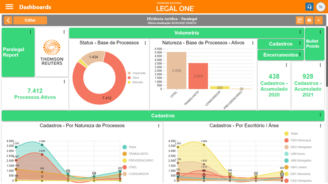 Legal One Interface